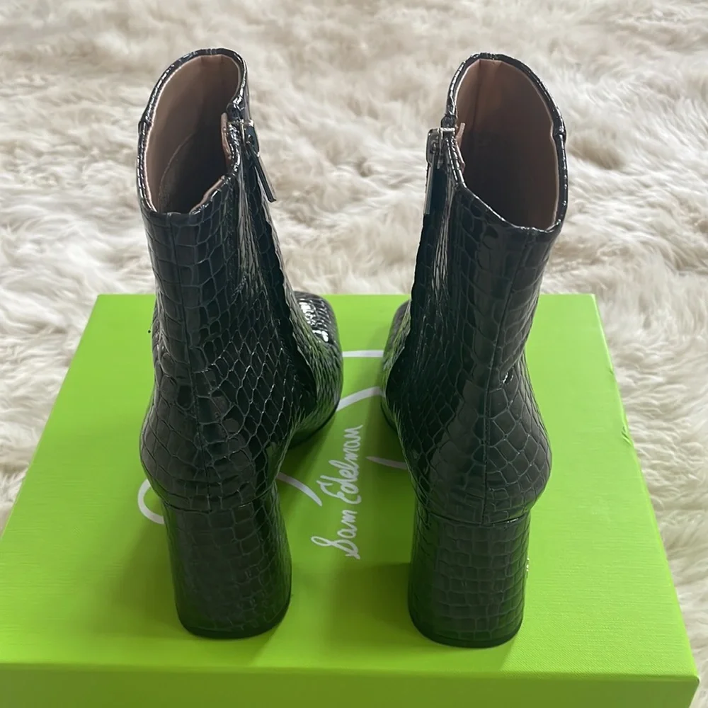 Sam Edelman Codie Patent Leather Bootie - Picture 2 of 6